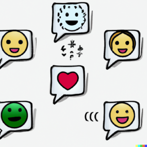 Chat & figurinhas